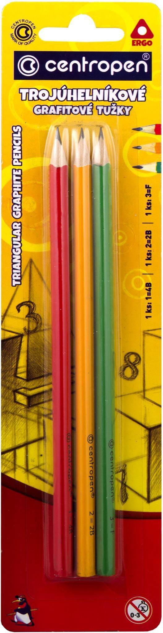 Domácnost a Zahrada - Centropen Tužka grafitová 3 ks