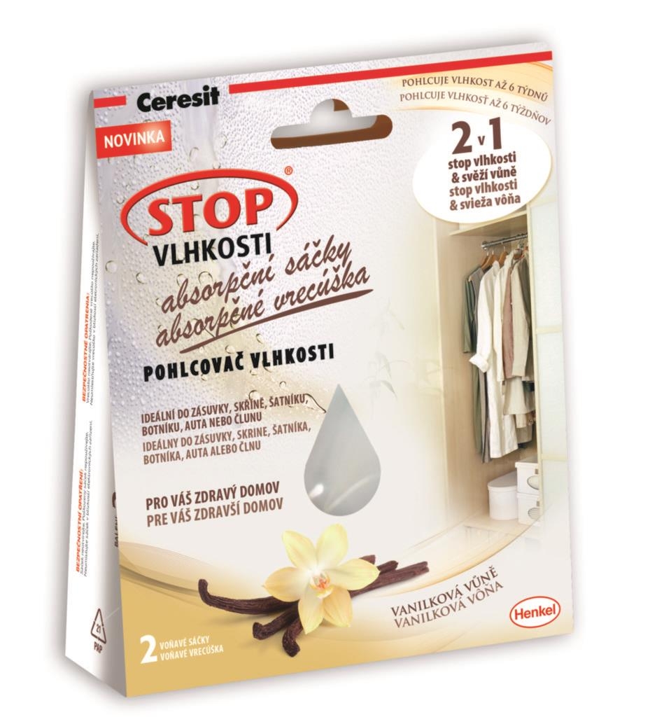 Domácnost a Zahrada - Ceresit Stop sáčky Vanilka 2 x 50 g