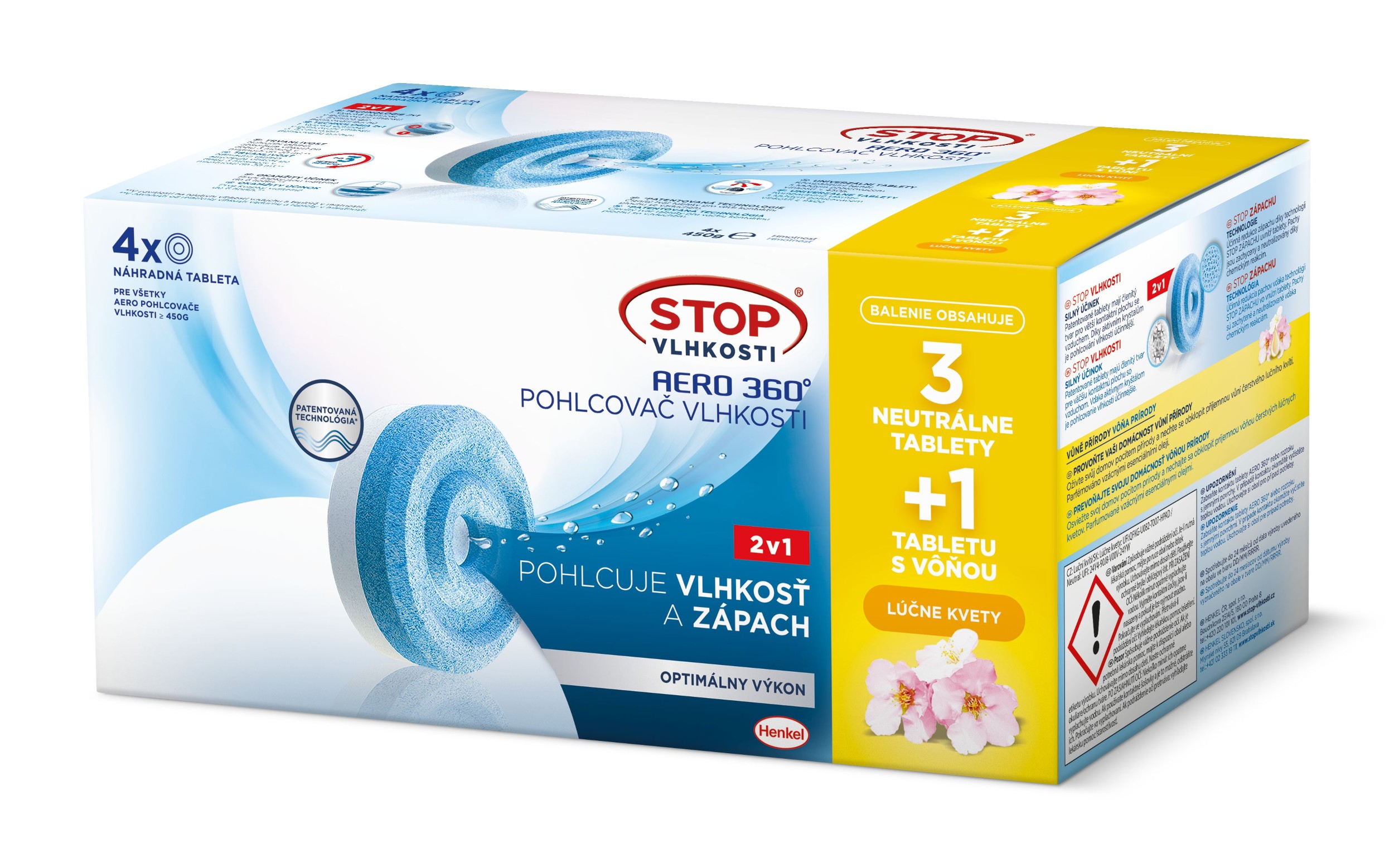 Domácnost a Zahrada - Ceresit Stop Vlhkosti 3 + 1 zdarma Luční kvítí