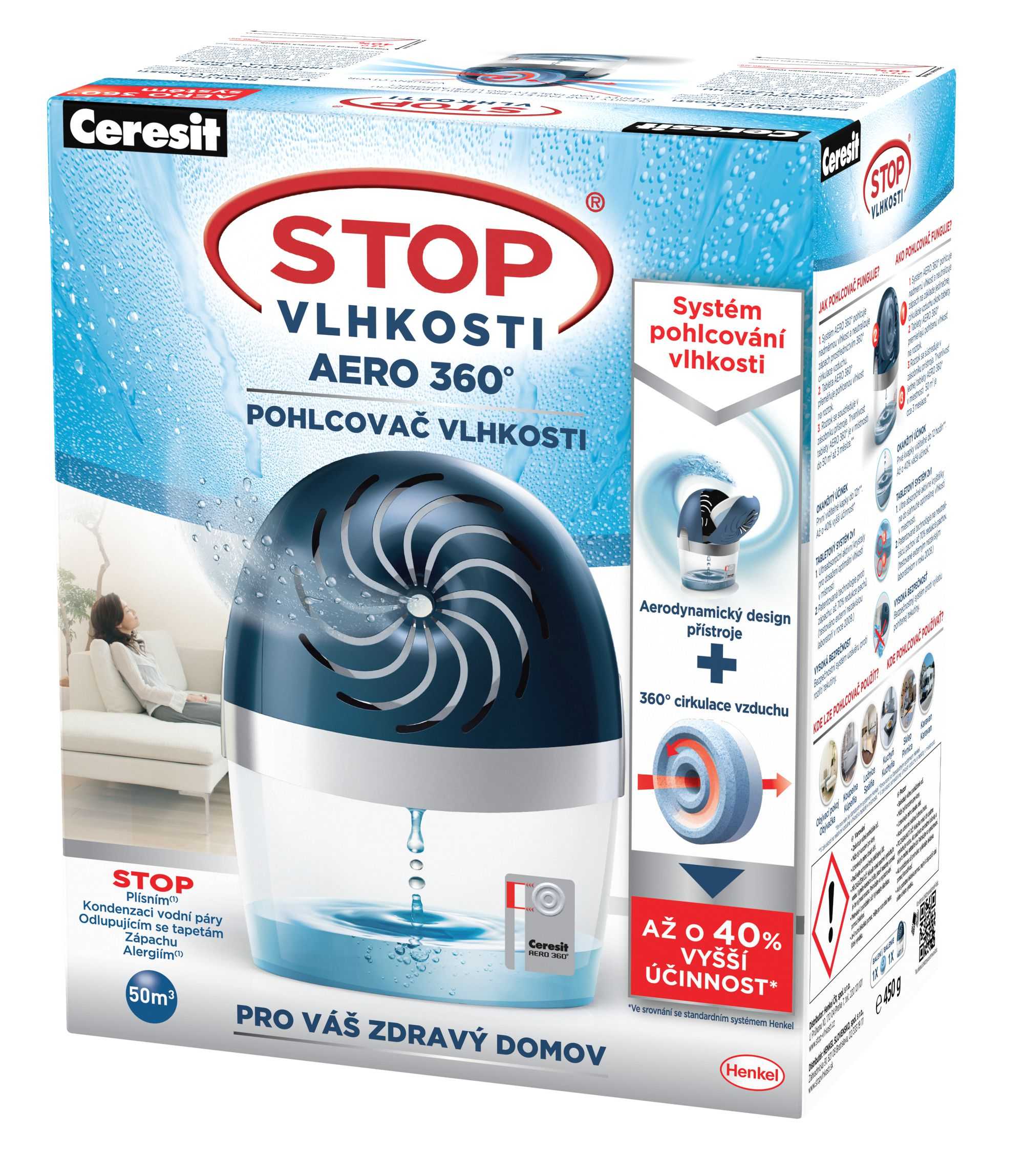 Domácnost a Zahrada - Ceresit Stop vlhkosti Aero 450 g