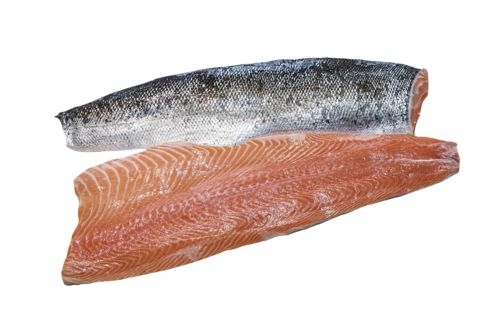 Ryby a mořské plody - Čerstvý losos filet s kůží - cca 400 g