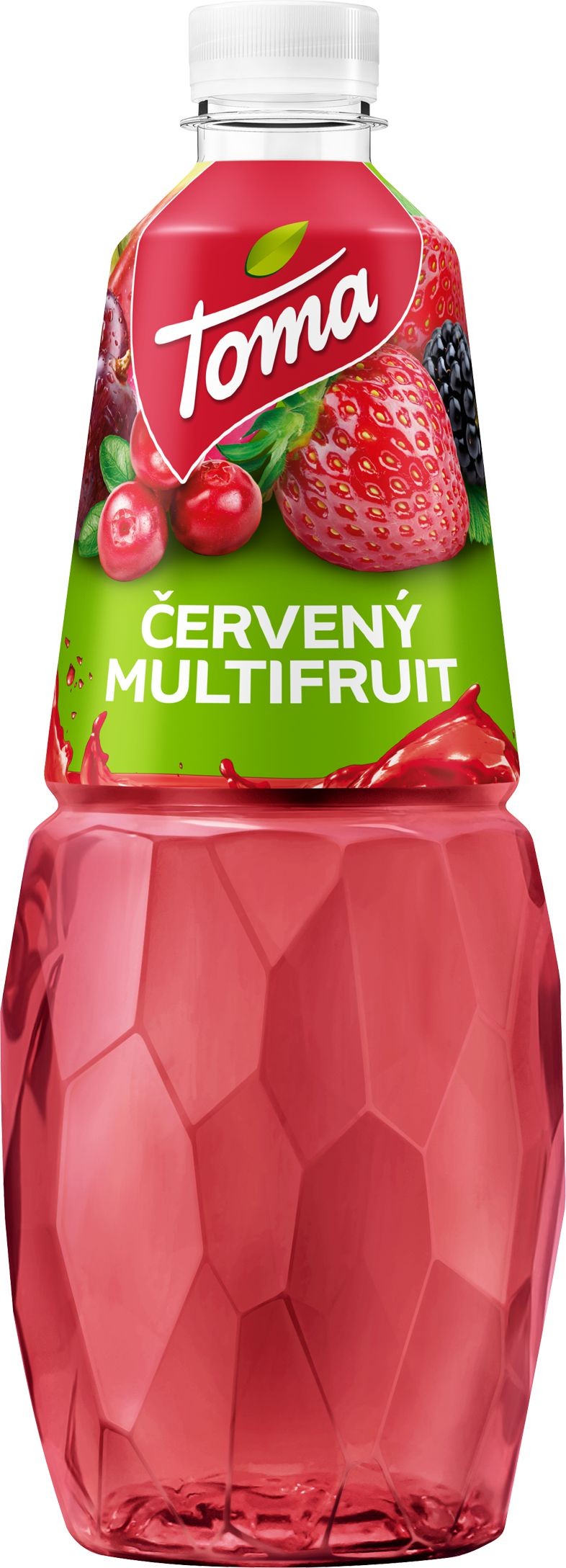 Nápoje - Červený multifruit Toma Pet 1 l