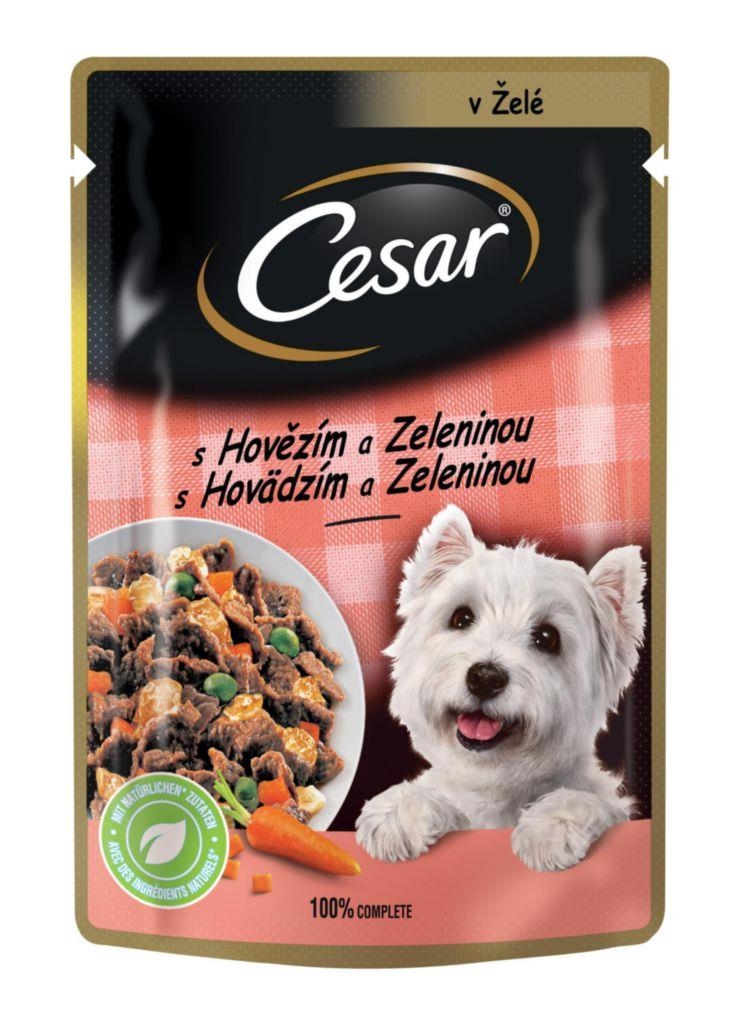 Svět zvířat - Cesar Kapsička hovězí s mrkví 100 g