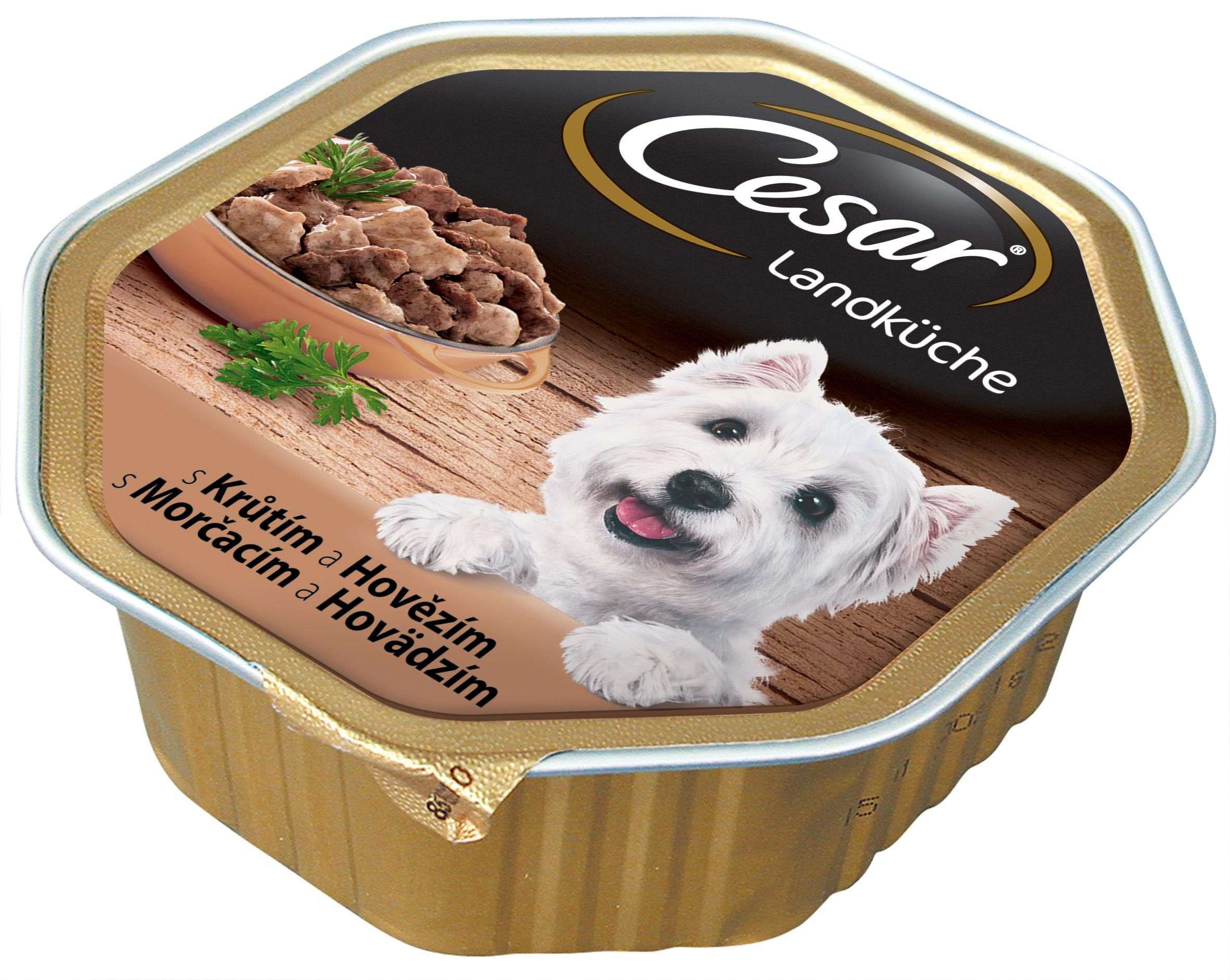 Svět zvířat - Cesar s krůtím a hovězím v šťávě 150 g