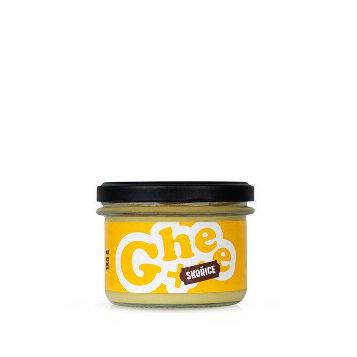 Mléčné a chlazené - České ghíčko Přepuštěné máslo ghí - skořice & vanilka 220ml