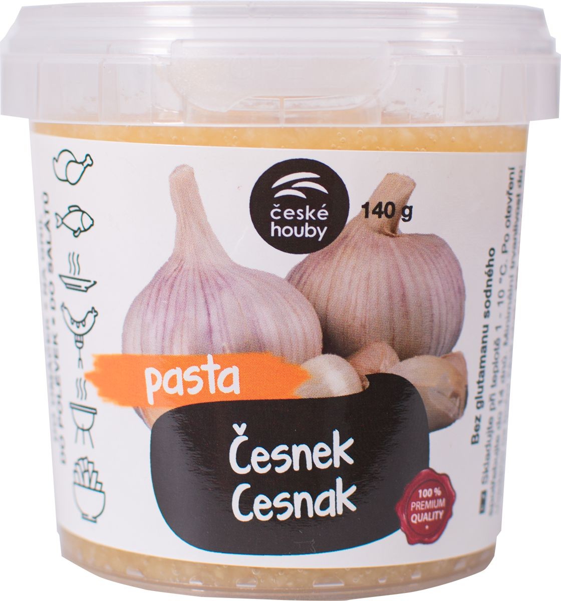 Ovoce a zelenina - České Houby Pasta česnek 140 g