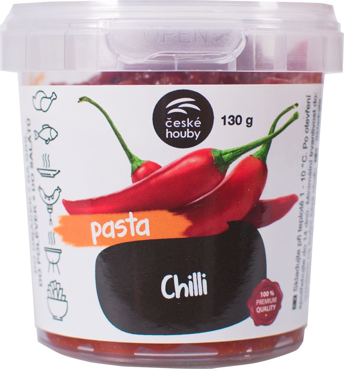 Ovoce a zelenina - České Houby Pasta chilli 130 g