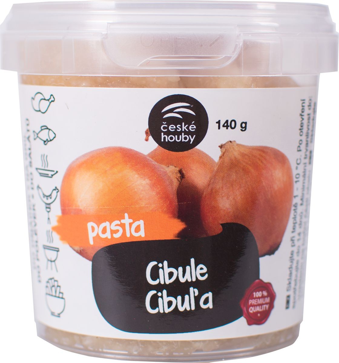 Ovoce a zelenina - České Houby Pasta cibule 140 g
