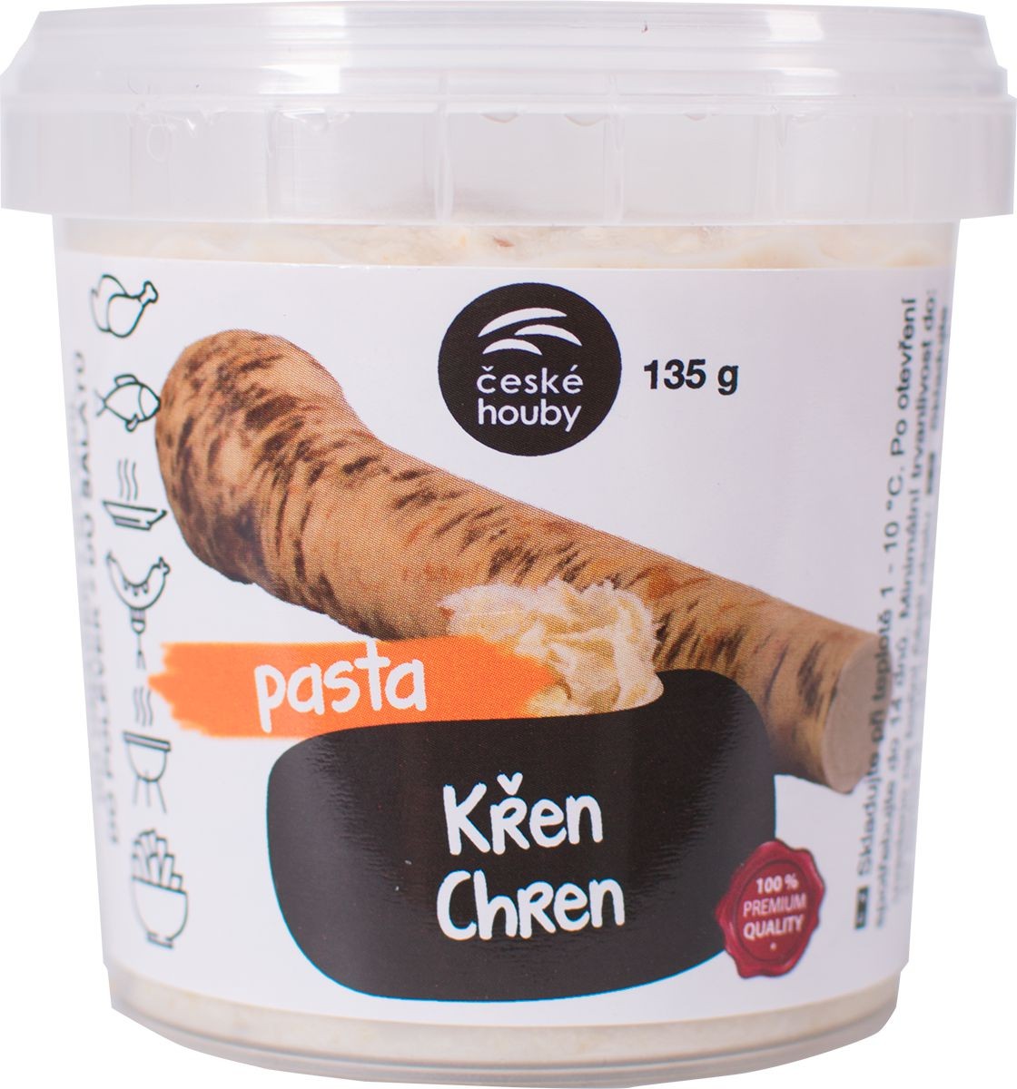 Ovoce a zelenina - České Houby Pasta křen 135 g