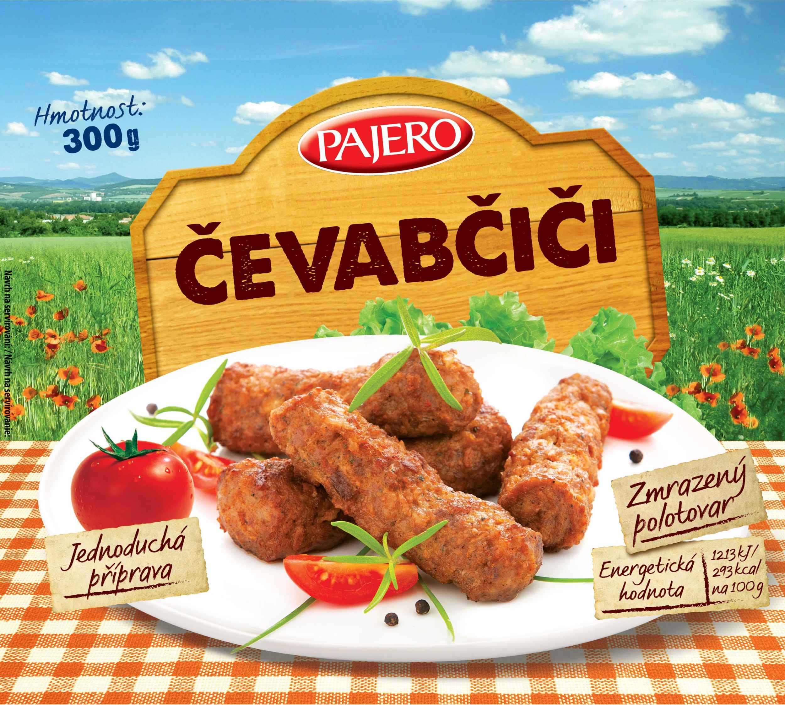 Mražené potraviny - Čevabčiči mražené 300g