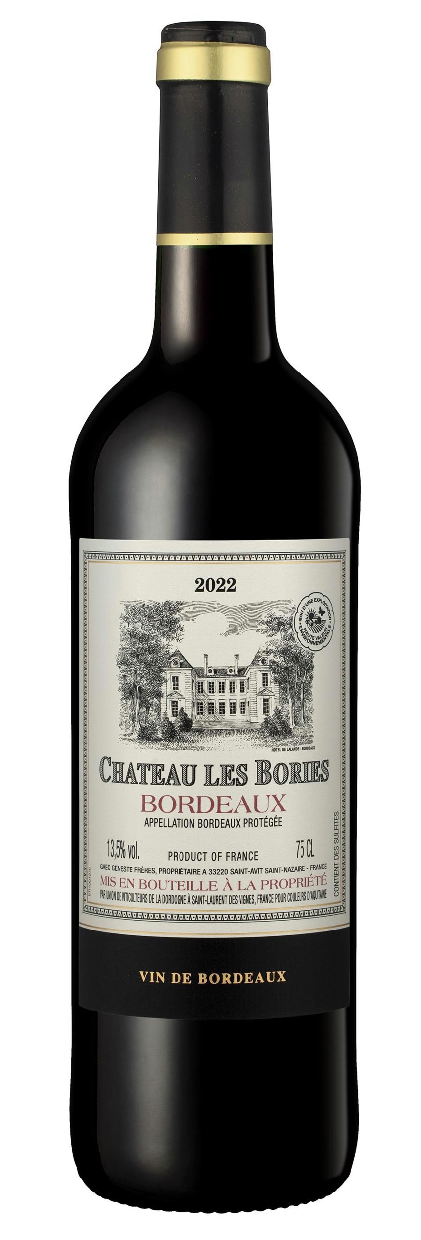 Nápoje - Chateau Les Bories Bordeaux AOC 0,75l