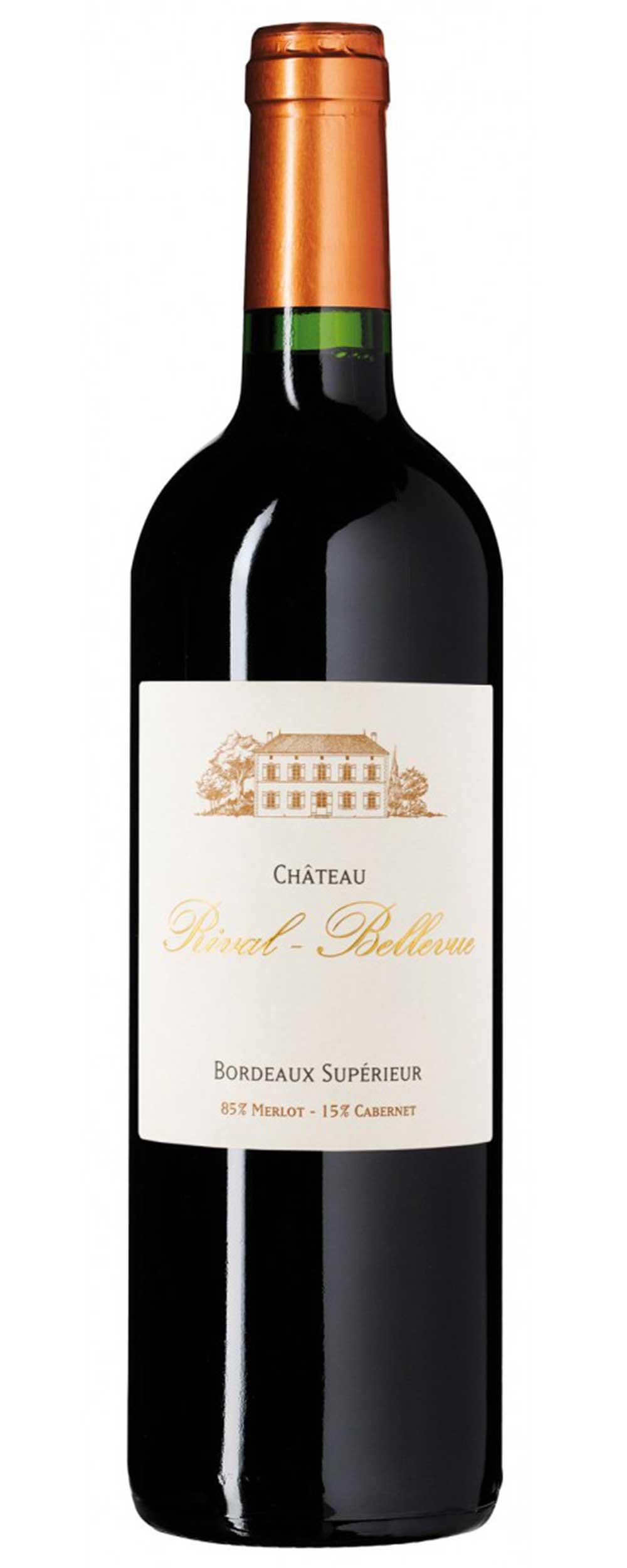 Nápoje - Chateau Rival Bellevue Bordeaux Superieur 0,75 l