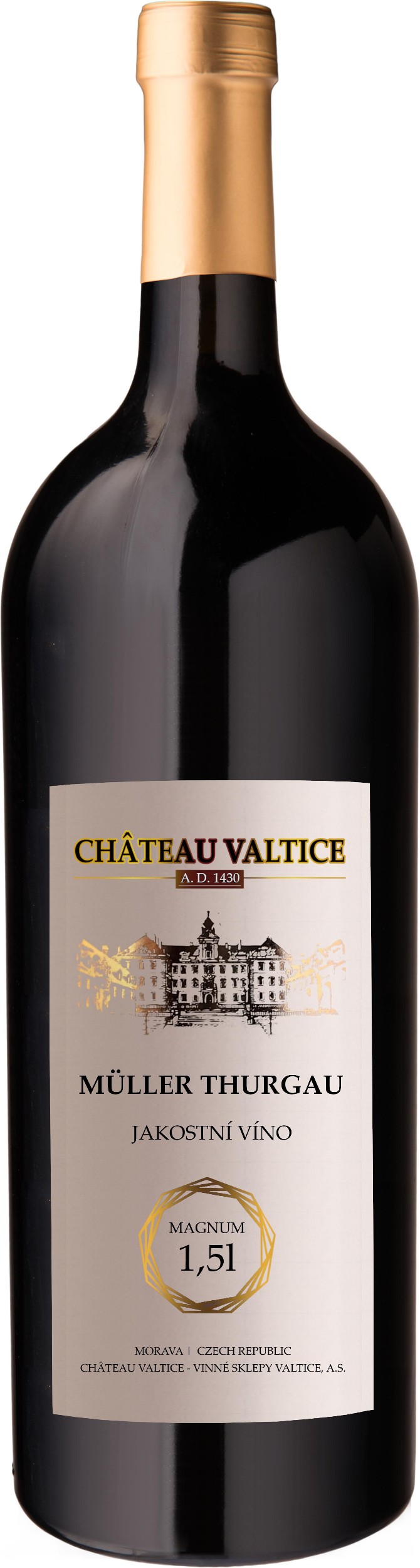 Nápoje - Chateau Valtice Müller Thurgau 1,5 l dárková lahev