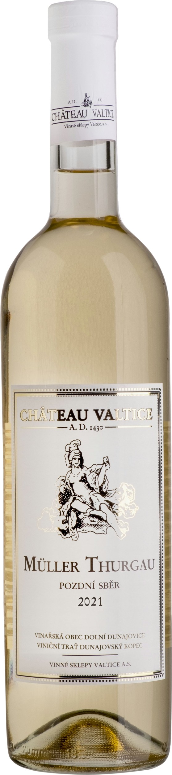 Nápoje - Château Valtice Muller thurgau pozdní sběr 0,75 l