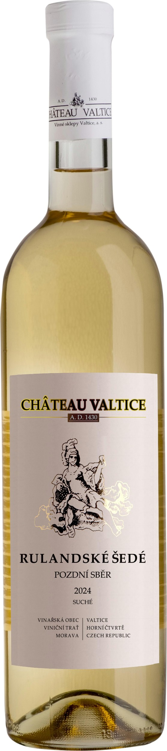 Nápoje - Chateau Valtice Rulanské šedé pozdní sběr polosuché 0,75 l