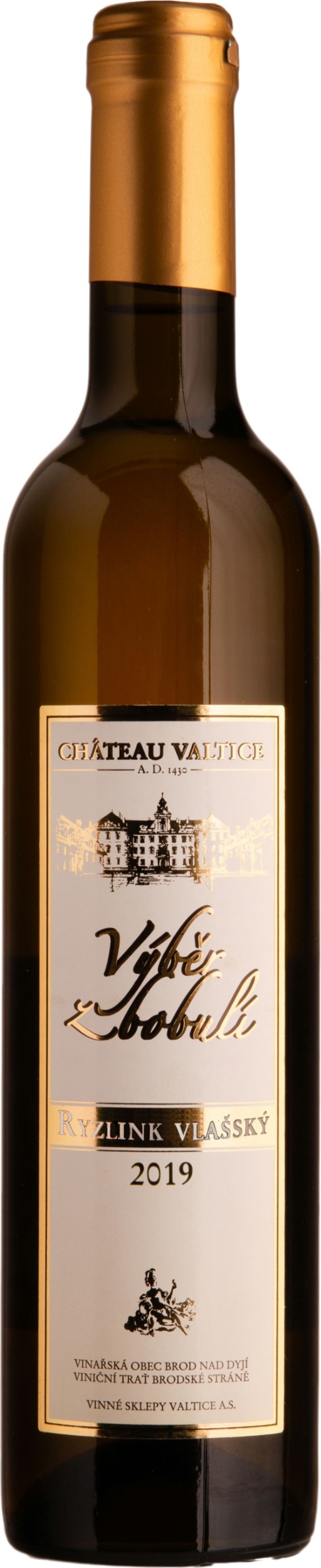 Nápoje - CHÂTEAU VALTICE  Ryzlink vlašský výběr z bobulí 500 ml