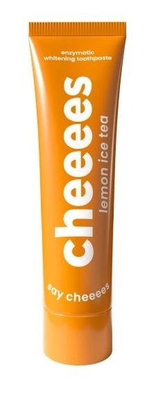 Drogerie a kosmetika - Cheeees Enzymatická bělicí zubní pasta Lemon Ice Tea 60 g