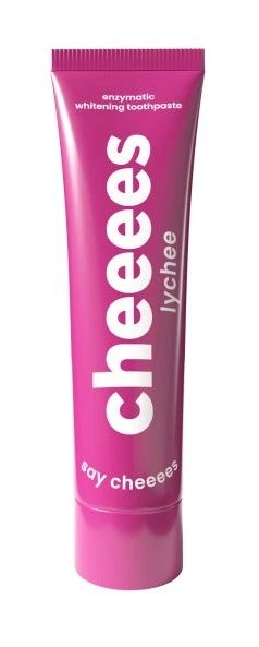 Drogerie a kosmetika - Cheeees Enzymatická bělicí zubní pasta Lychee 60 g
