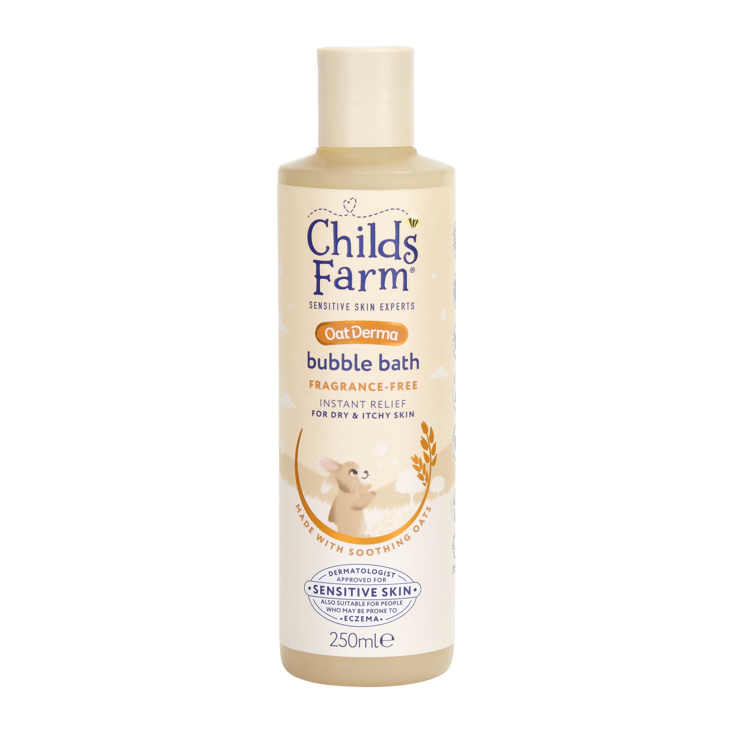 Svět dětí - Childs Farm Oat Derma Bublinková koupel bez parfemace 250 ml