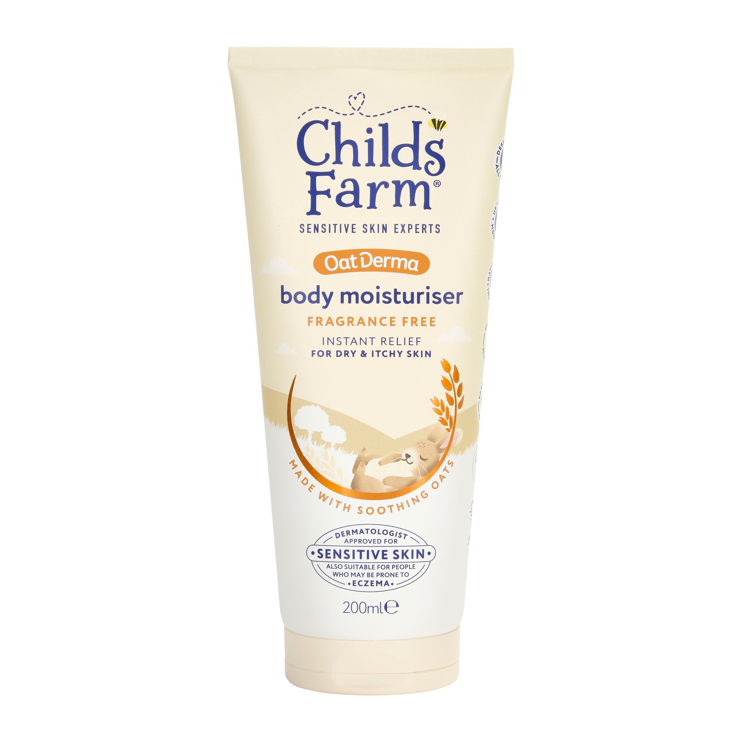 Svět dětí - Childs Farm Oat Derma Tělové mléko bez parfemace 200 ml