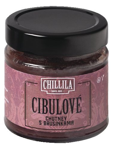 Mléčné a chlazené - Chillila Cibulové chutney s brusinkama 190g