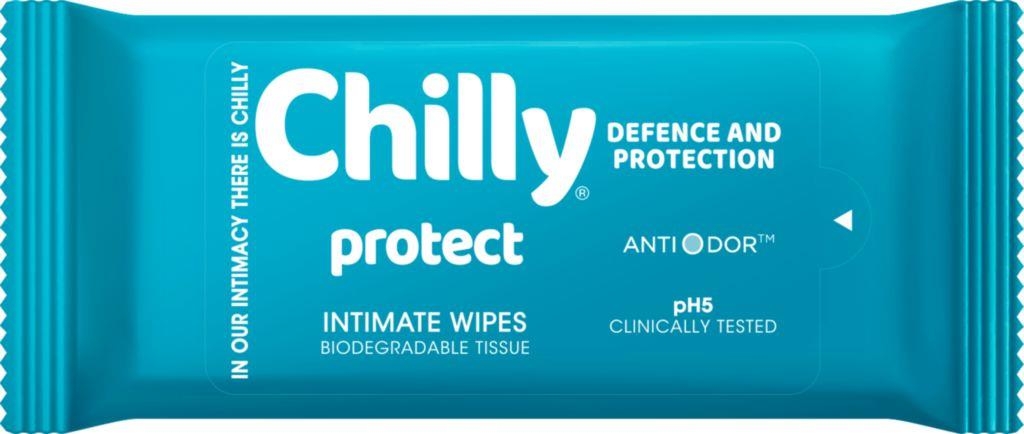 Drogerie a kosmetika - Chilly Pocket with antibacterial intimní ubrousky 12 ks