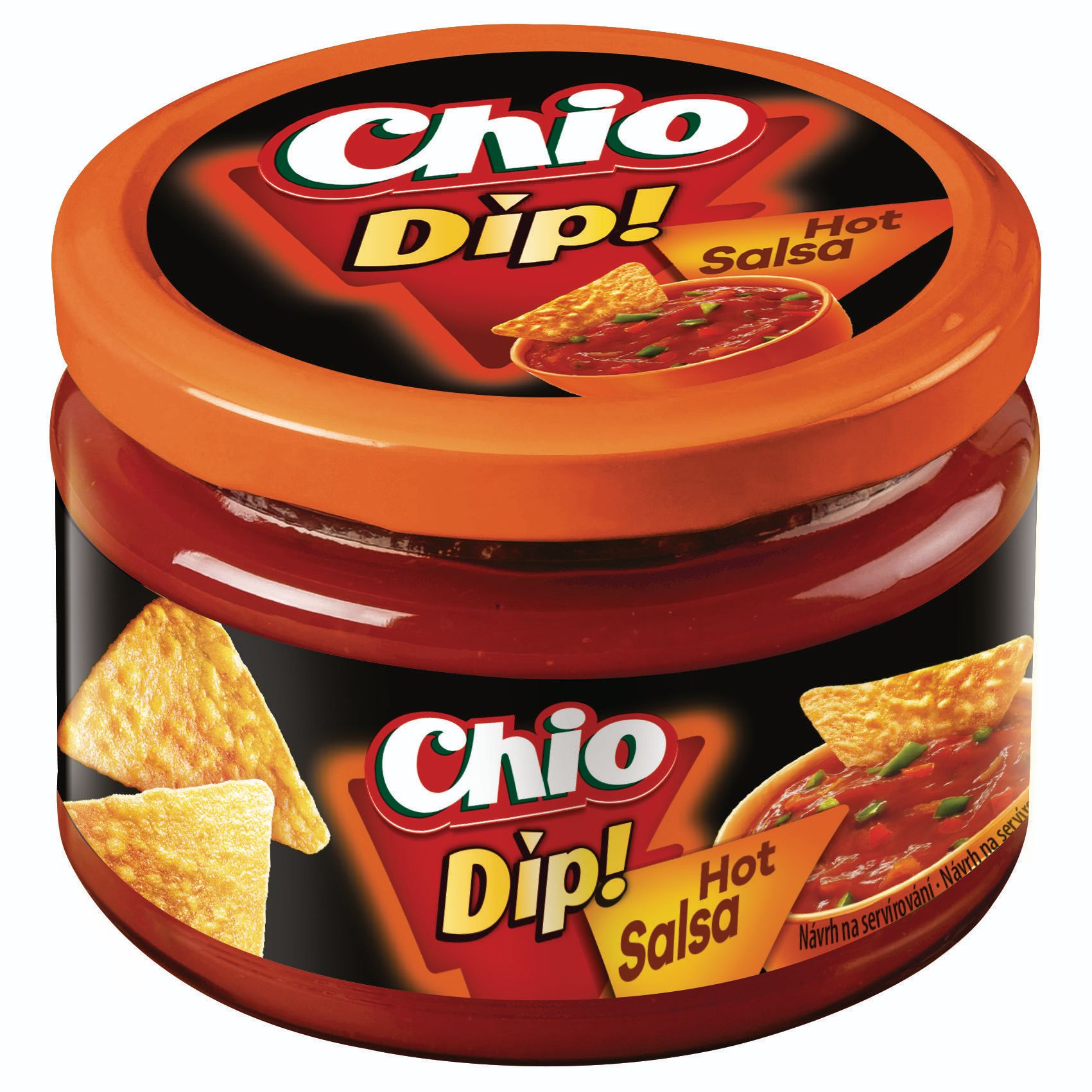 Trvanlivé potraviny - Chio Dip Hot Salsa Rajčatovo papriková omáčka ostrá 200g