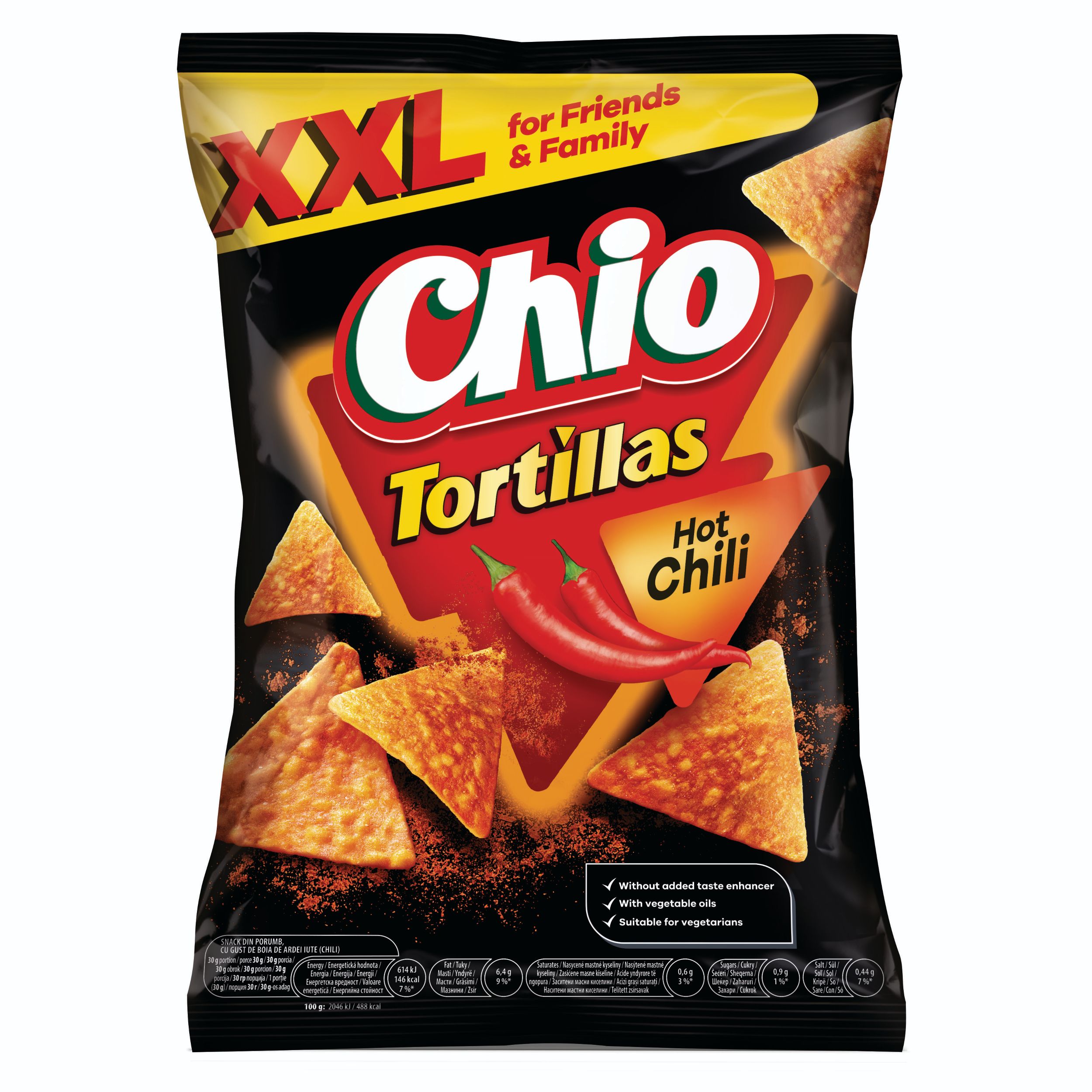 Trvanlivé potraviny - Chio Tortillas Hot chilli 200g