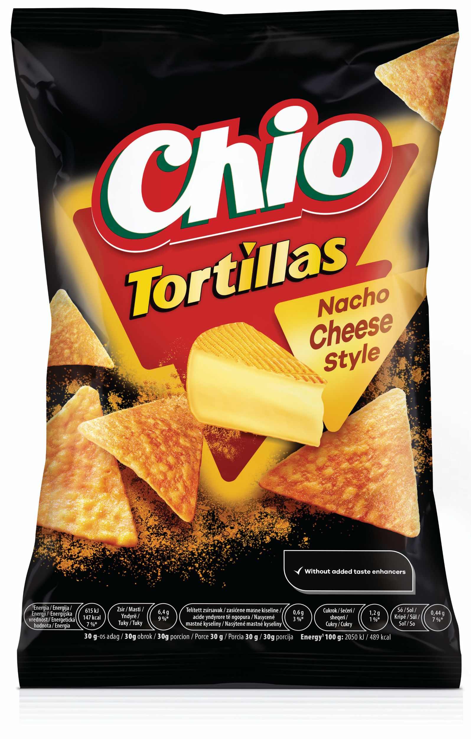 Trvanlivé potraviny - Chio Tortillas Nacho Cheese 110g