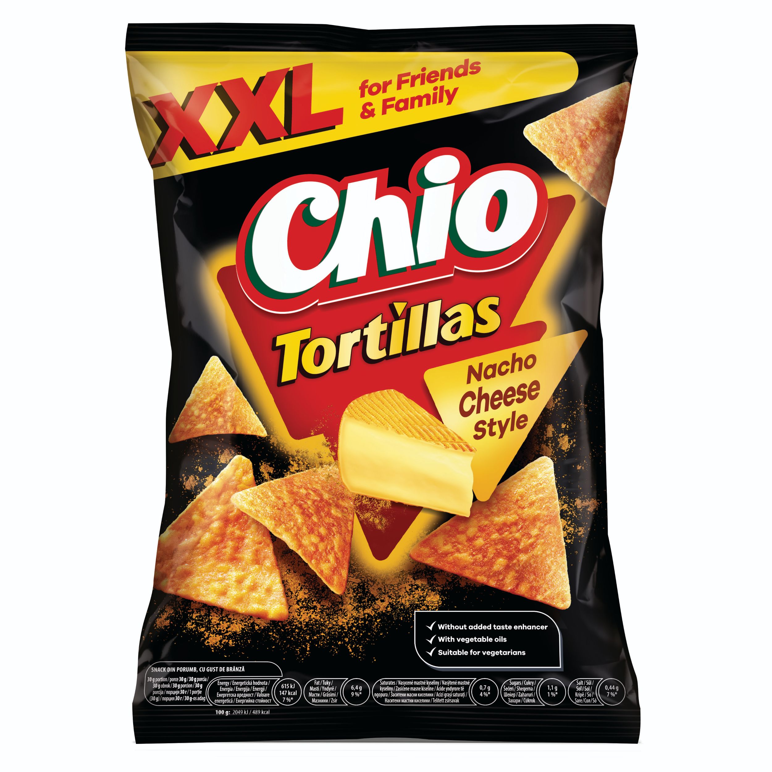 Trvanlivé potraviny - Chio Tortillas Nacho cheese 200g