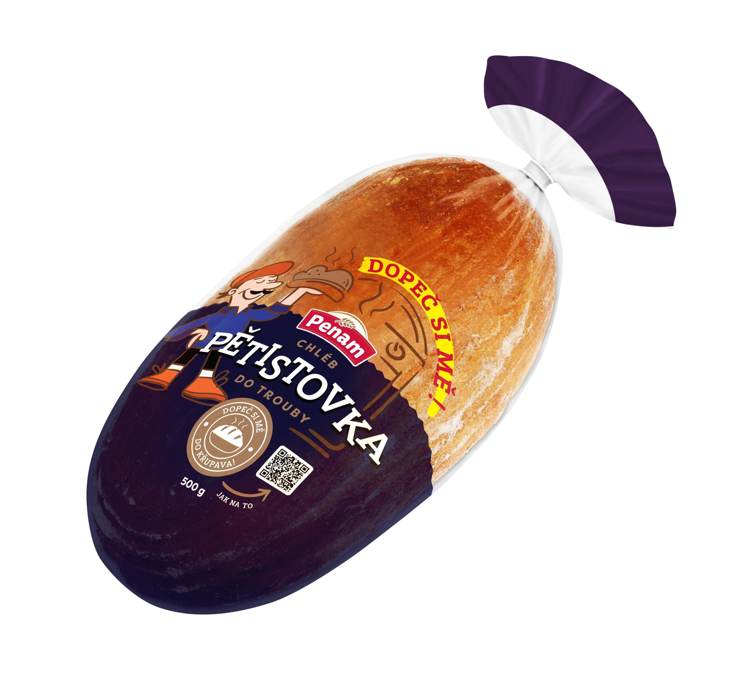 Pekárna a cukrárna - Chléb s kmínem 500 g - předpečený