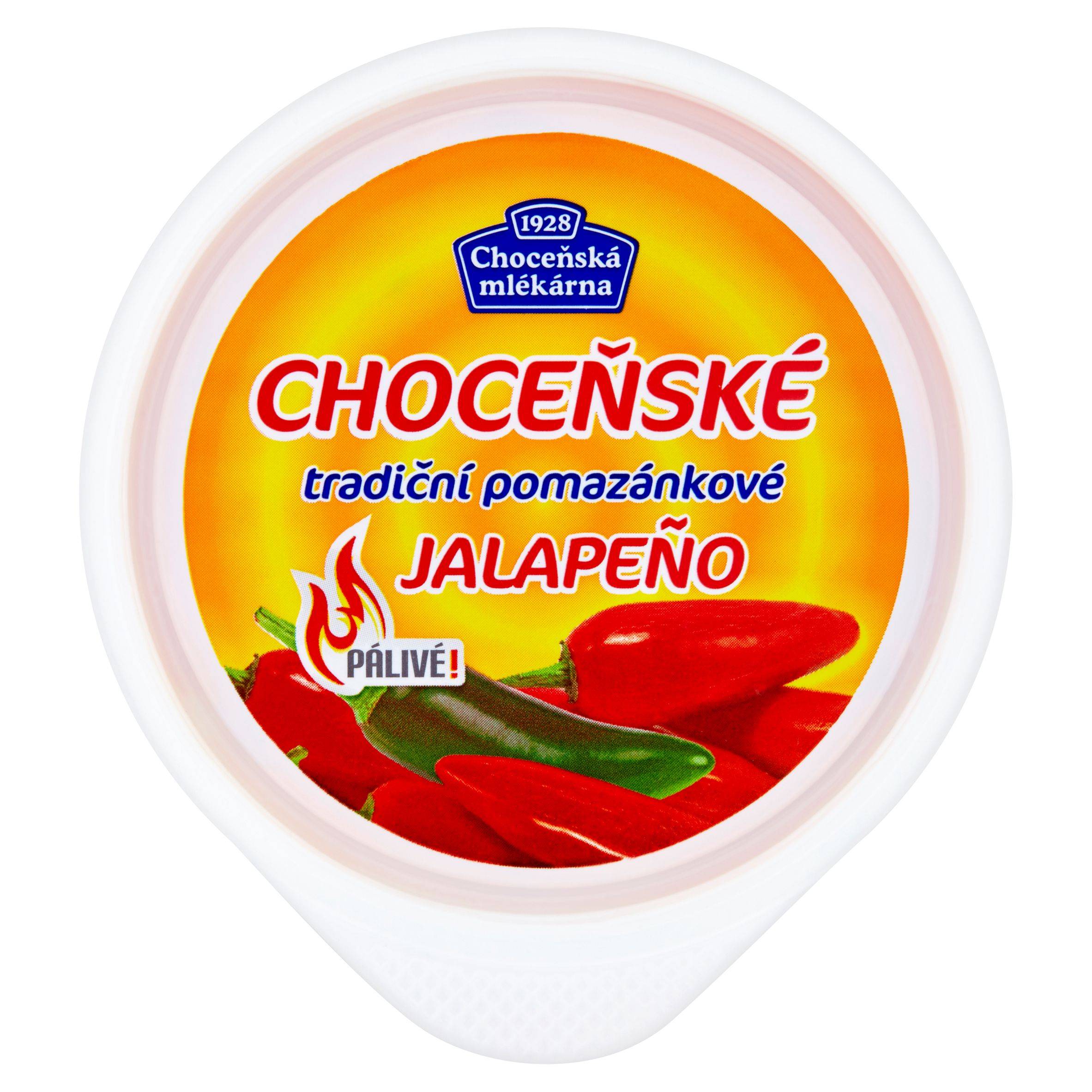 Mléčné a chlazené - Choceňská Mlékárna Choceňské tradiční pomazánkové jalapeño 150 g