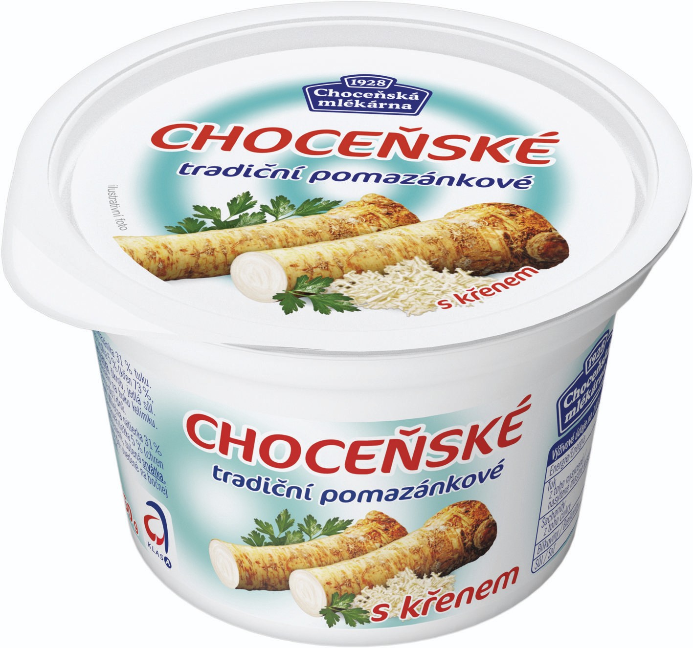 Mléčné a chlazené - Choceňská Mlékárna Choceňské tradiční pomazánkové s křenem 150 g