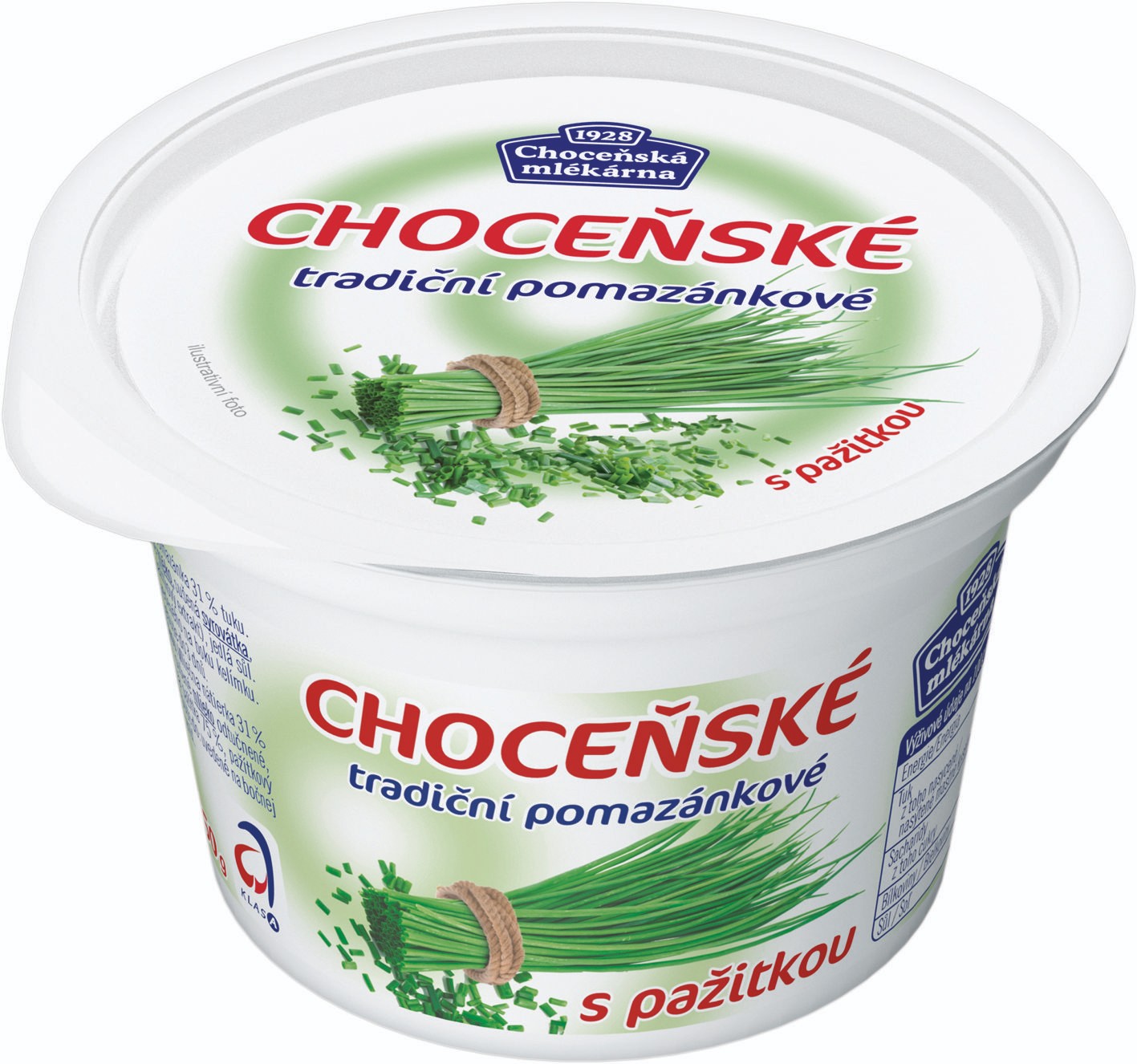 Mléčné a chlazené - Choceňská Mlékárna Choceňské tradiční pomazánkové s pažitkou 150 g
