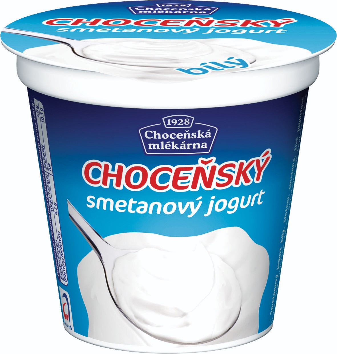 Mléčné a chlazené - Choceňská Mlékárna Choceňský smetanový jogurt bílý 150 g