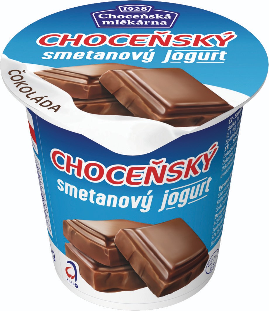 Choceňská Mlékárna Choceňský smetanový jogurt čokoládový 150 g-0