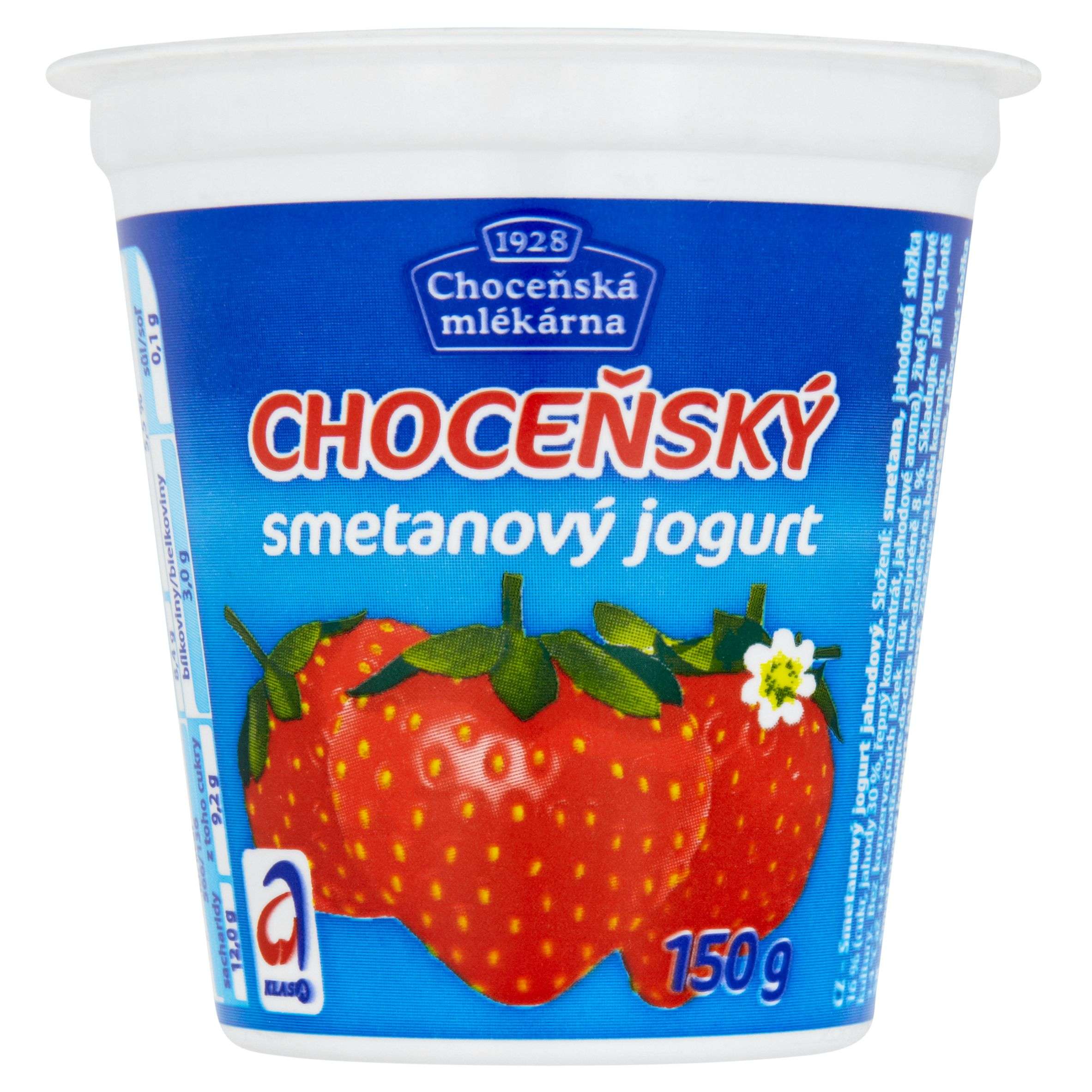 Mléčné a chlazené - Choceňská Mlékárna Choceňský smetanový jogurt jahodový 150 g