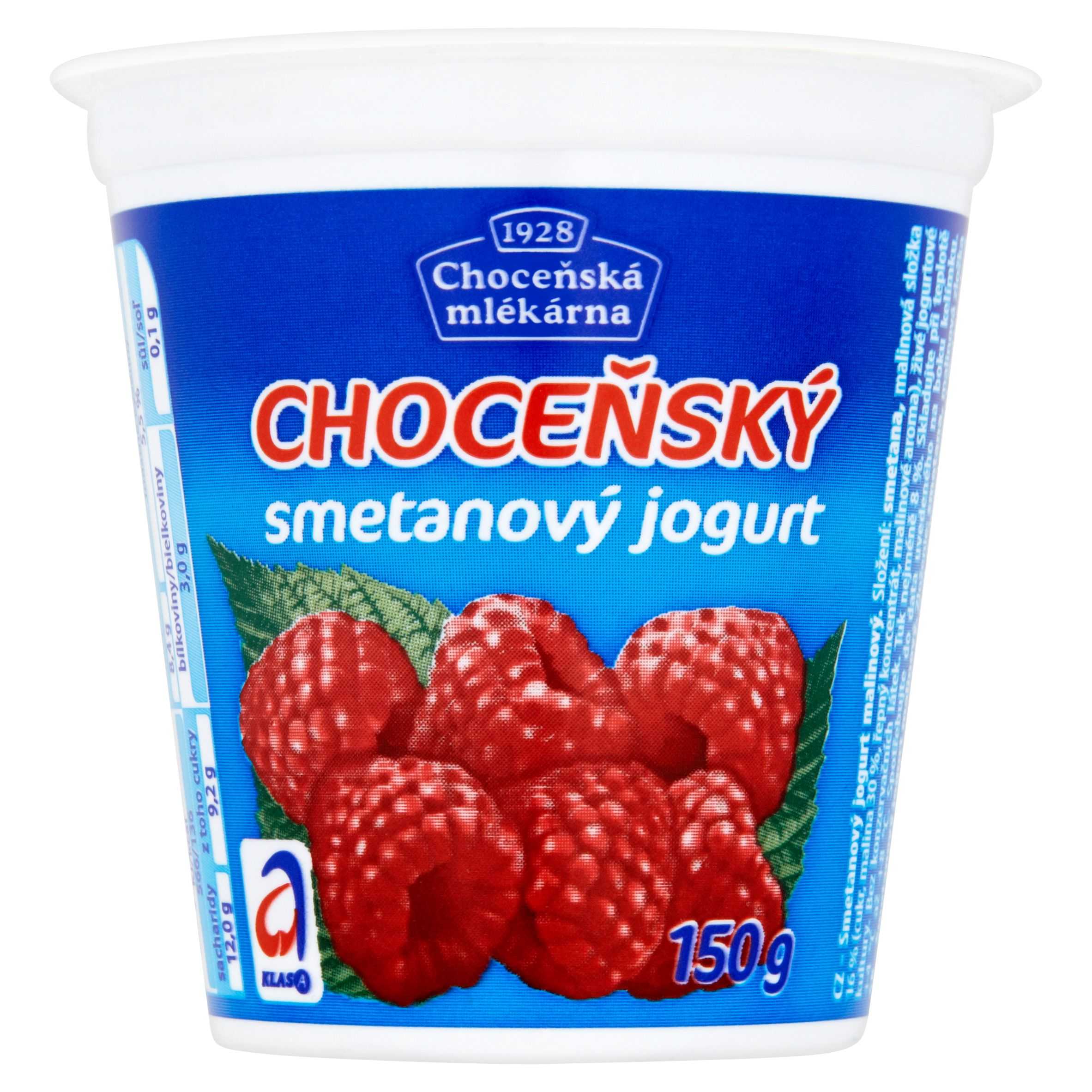 Mléčné a chlazené - Choceňská Mlékárna Choceňský smetanový jogurt malinový 150 g