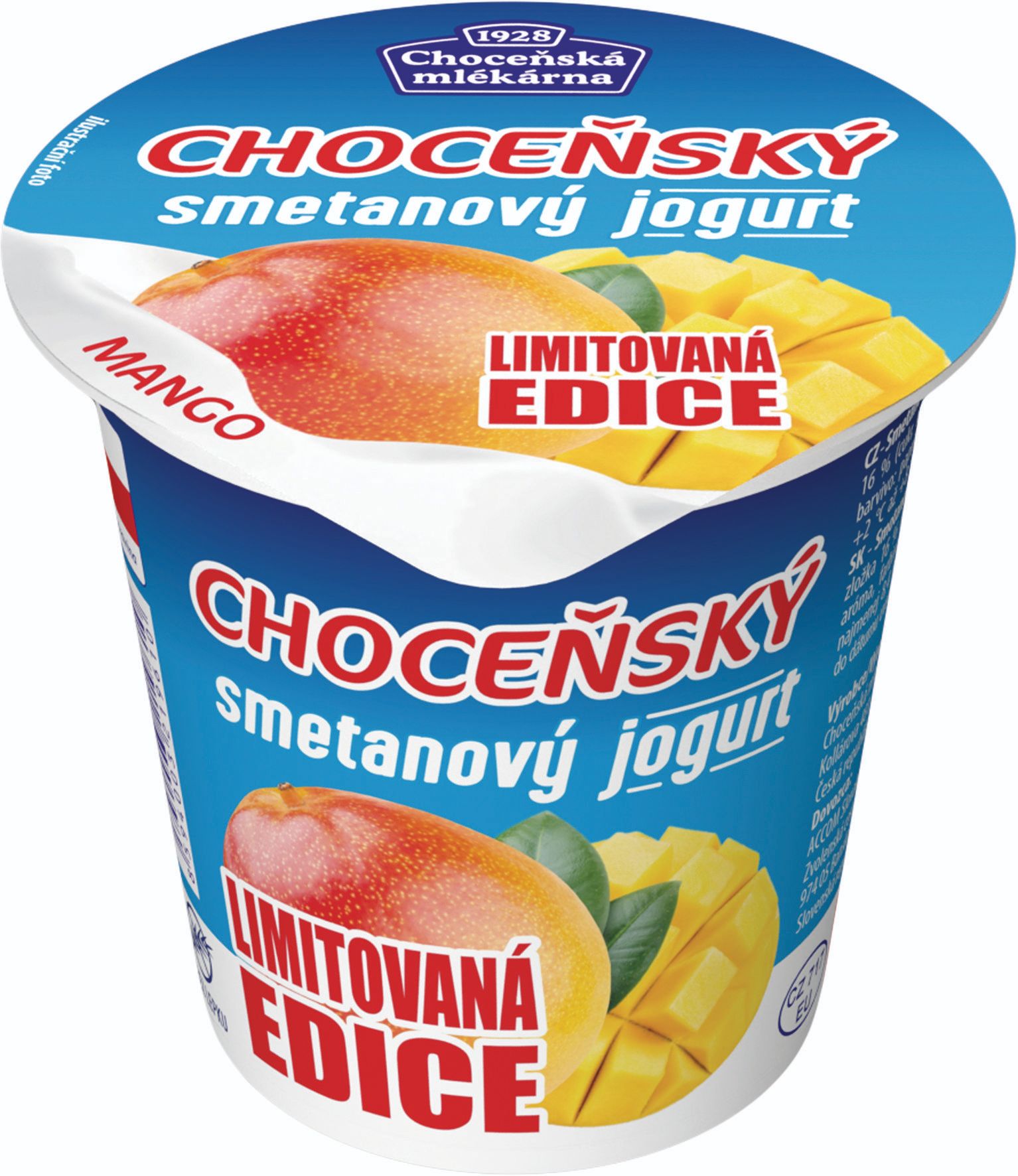 Mléčné a chlazené - Choceňská mlékárna Choceňský smetanový jogurt mango 150g