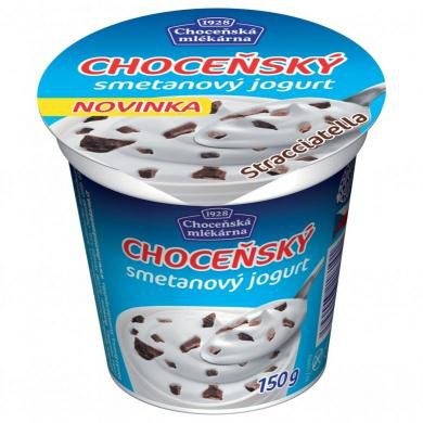 Mléčné a chlazené - Choceňská Mlékárna Choceňský Smetanový jogurt stracciatela 150 g