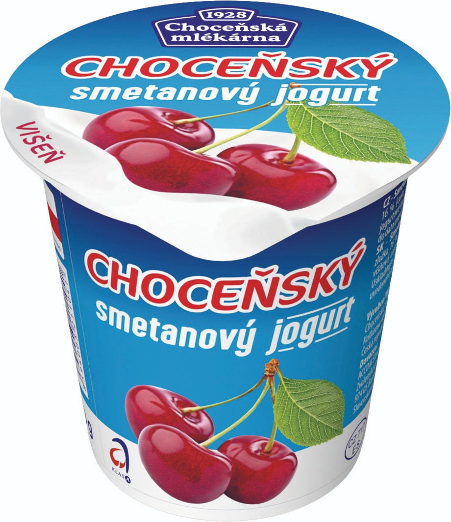 Choceňská Mlékárna Choceňský smetanový jogurt višňový 150 g-0