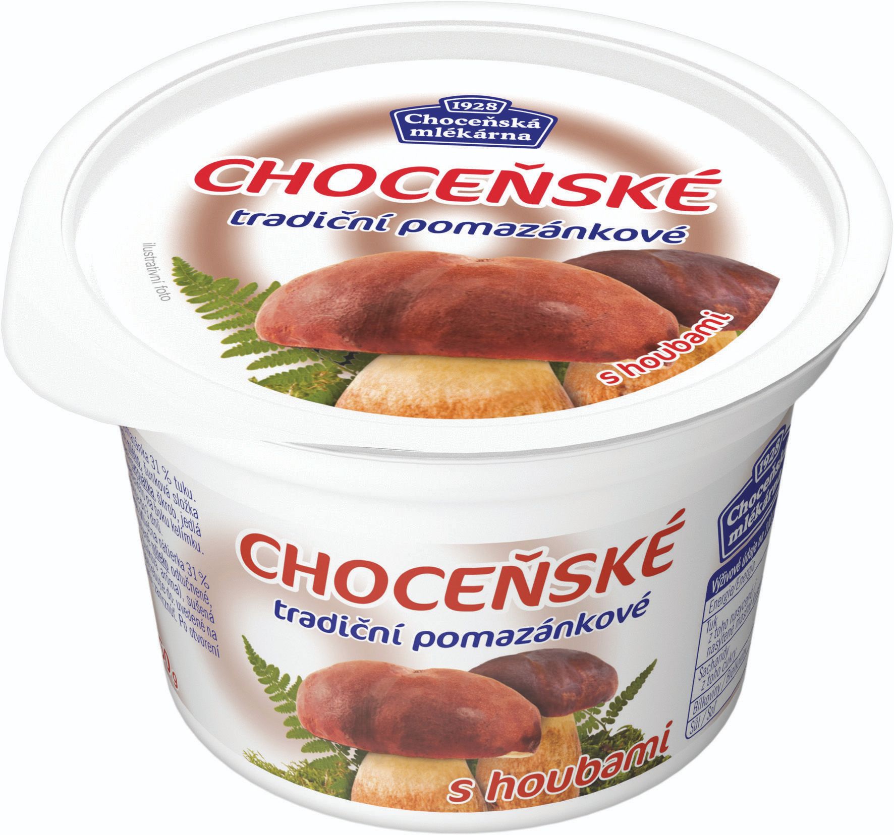 Mléčné a chlazené - Choceňské tradiční pom. s houbami 150 g