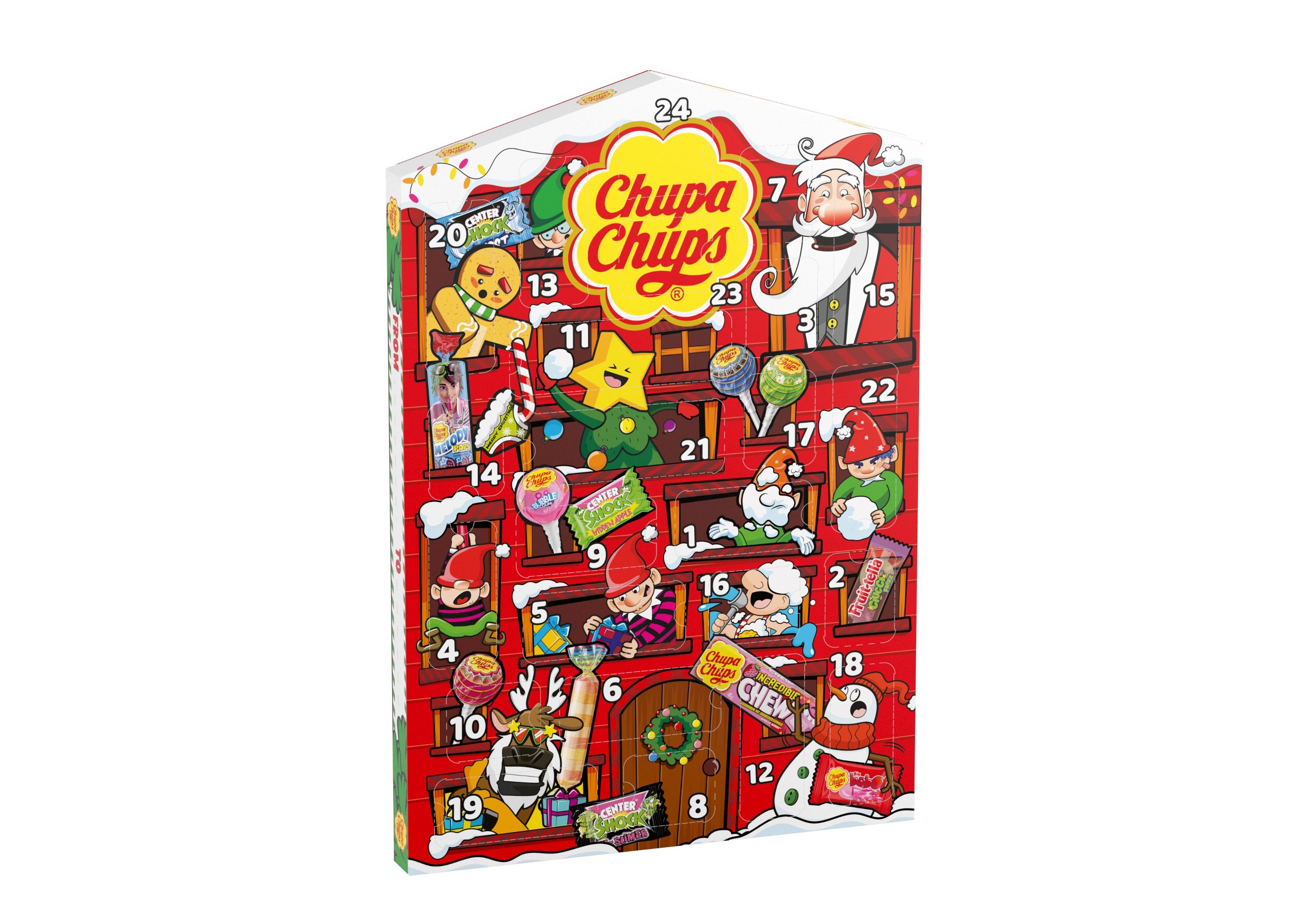 Trvanlivé potraviny - Chupa Chups Adventní kalendář Domeček 225g