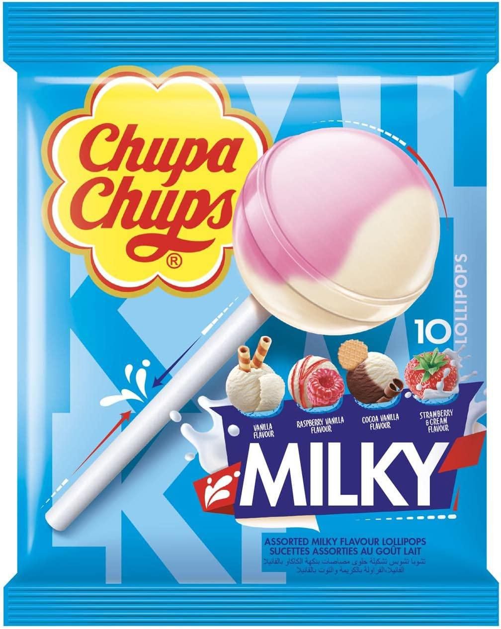 Trvanlivé potraviny - Chupa Chups Milky bag 120g