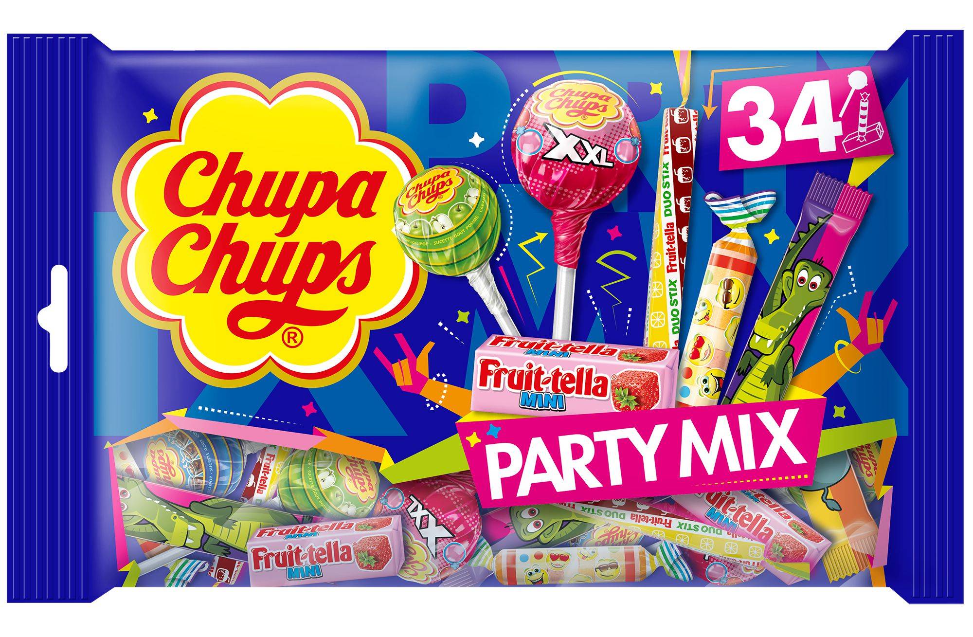 Trvanlivé potraviny - Chupa Chups Party mix 400g