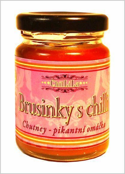 Trvanlivé potraviny - Chutney brusinky s chilli 100 ml