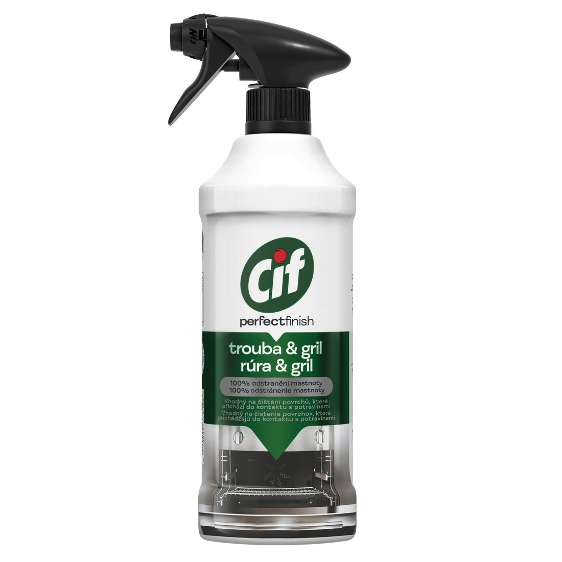 Cif Trouba a gril sprej 435 ml-0