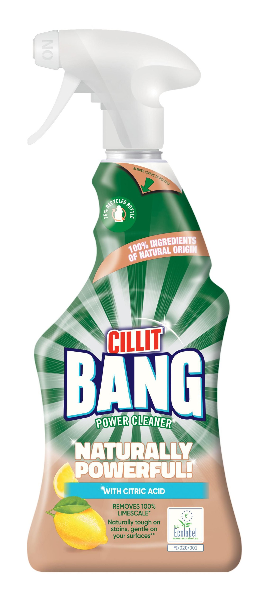 Drogerie a kosmetika - Cillit Bang Bathroom Naturally Powerful 750ml