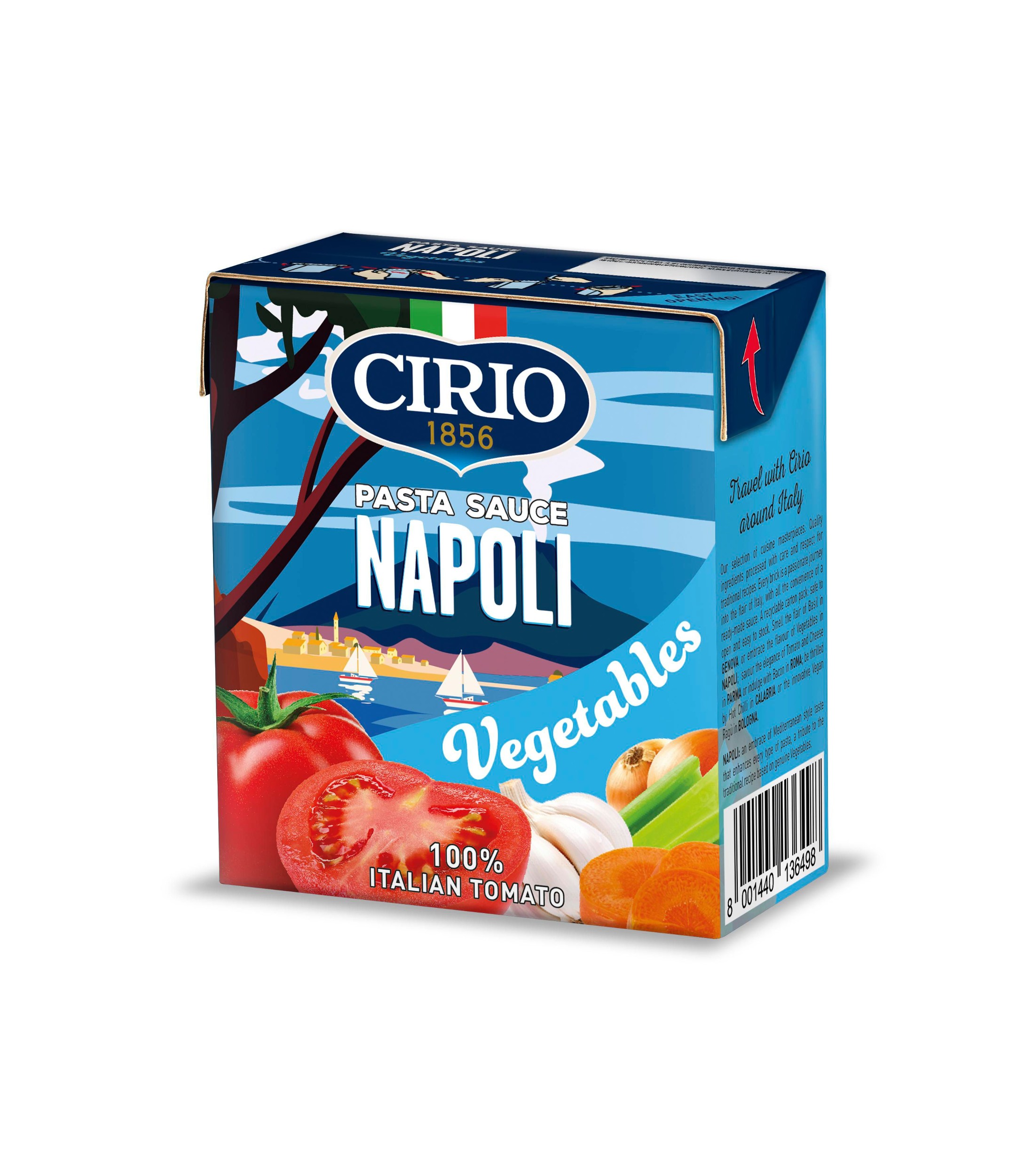 Trvanlivé potraviny - Cirio Napoli omáčka na těstoviny 340 g