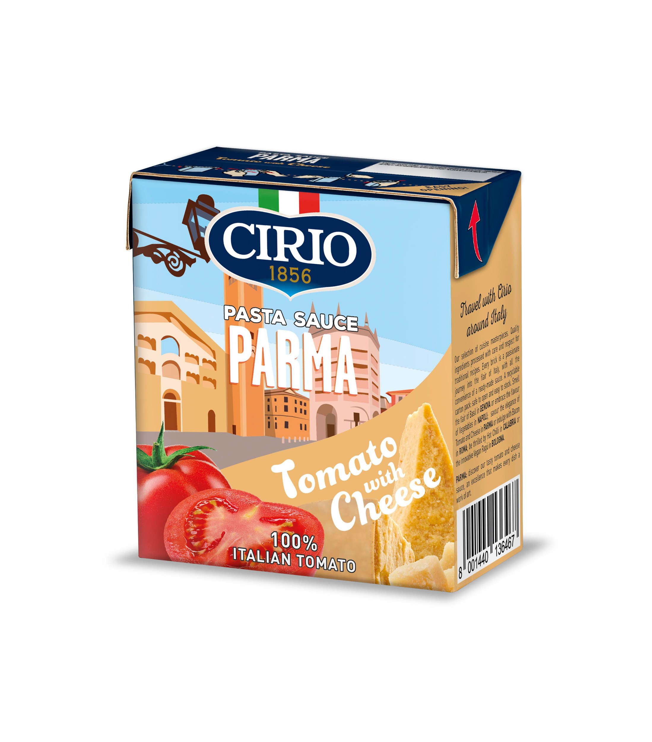 Trvanlivé potraviny - Cirio Parma omáčka na těstoviny 340 g